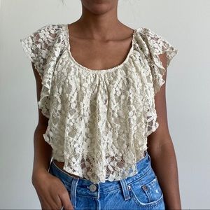 Small Kimchi Blue cottagecore blouse